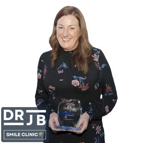 Mrs Amanda Evans with The Probe's Best Hygienist award