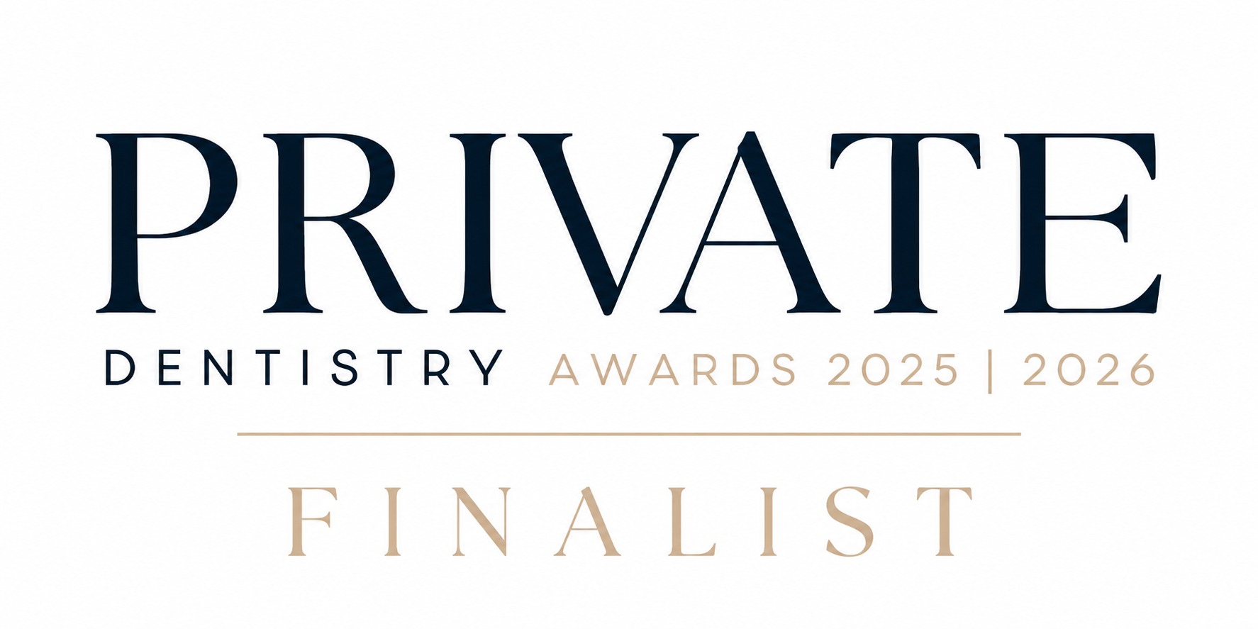 Private Dentistry Awards Finalist, 2025 and 2026